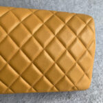 Chanel Flap Bag Brown Lambskin with Gold Hardware #GLRTC-1 - Image 9