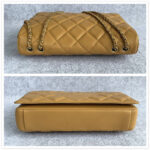 Chanel Flap Bag Brown Lambskin with Gold Hardware #GLRTC-1 - Image 11