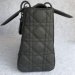 Christian Dior Medium Lady Dior Black Ultramatte Calfskin with Black Hardware #OSLL-1 - Image 7