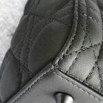 Christian Dior Medium Lady Dior Black Ultramatte Calfskin with Black Hardware #OSLL-1 - Image 11