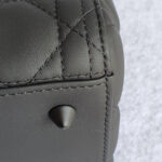 Christian Dior Medium Lady Dior Black Ultramatte Calfskin with Black Hardware #OSLL-1 - Image 12