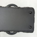 Christian Dior Medium Lady Dior Black Ultramatte Calfskin with Black Hardware #OSLL-1 - Image 10