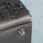 Christian Dior Vintage Lady Dior Mini Grey Satin with Silver Hardware #OUUU-1 - Image 13