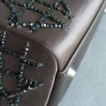 Christian Dior Vintage Lady Dior Mini Grey Satin with Silver Hardware #OUUU-1 - Image 15