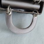 Christian Dior Vintage Lady Dior Mini Grey Satin with Silver Hardware #OUUU-1 - Image 19