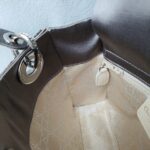 Christian Dior Vintage Lady Dior Mini Grey Satin with Silver Hardware #OUUU-1 - Image 27