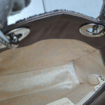 Christian Dior Vintage Lady Dior Mini Grey Satin with Silver Hardware #OUUU-1 - Image 30