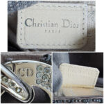 Christian Dior Vintage Lady Dior Mini Grey Satin with Silver Hardware #OUUU-1 - Image 24