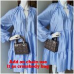 Christian Dior Vintage Lady Dior Mini Grey Satin with Silver Hardware #OUUU-1 - Image 32