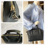 Givenchy Antigona Black Goatskin with Silver Hardware #GLRTE-1 - Image 43