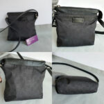 Gucci Small Crossbody Bag Black Canvas with Leather and Gold Hardware #OSLT-2 - Image 2