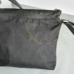 Gucci Small Crossbody Bag Black Canvas with Leather and Gold Hardware #OSLT-2 - Image 6