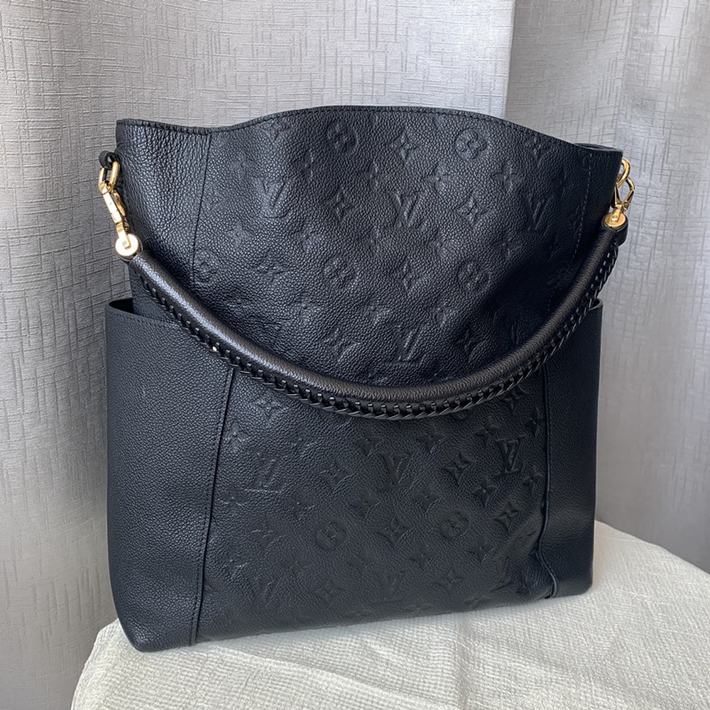 LV M50072 Bagatelle Shoulder Bag Black Empreinte Leather with Gold Hardware #OYTO-1