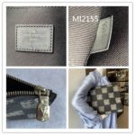 LV Pochette Jour GM N61232 Damier Graphite Coated Canvas with Silver Hardware #OYOL-1 - Image 17