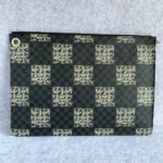 LV Pochette Jour GM N61232 Damier Graphite Coated Canvas with Silver Hardware #OYOL-1 - Image 3
