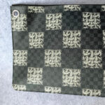LV Pochette Jour GM N61232 Damier Graphite Coated Canvas with Silver Hardware #OYOL-1 - Image 6