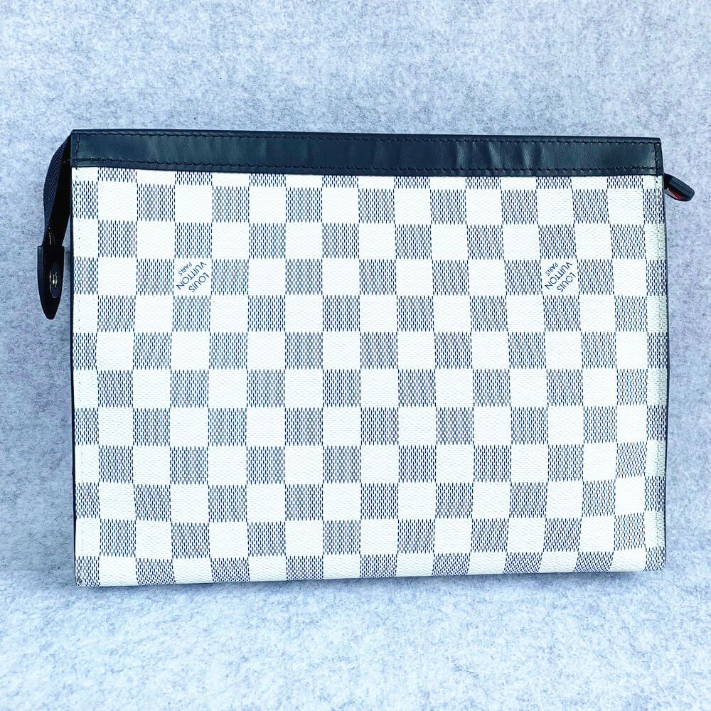 LV Pochette Voyage MM Damier Blanc Lv Cup Lg-L10 Coated Canvas with Leather  and Silver Hardware #OYOL-3 – Luxuy Vintage