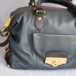 LV Sac Louis Blue/Navy Blue Smooth Leather with Gold Hardware #OYOU-1 - Image 3