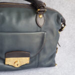 LV Sac Louis Blue/Navy Blue Smooth Leather with Gold Hardware #OYOU-1 - Image 4