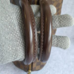 LV Speedy 30cm Damier Ebene with Leather and Gold Hardware #OSLU-1 - Image 22