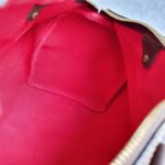 LV Speedy 30cm Damier Ebene with Leather and Gold Hardware #OSLU-1 - Image 30