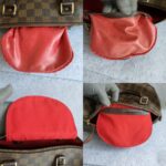 LV Speedy 30cm Damier Ebene with Leather and Gold Hardware #OSLU-1 - Image 27