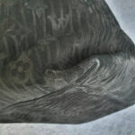 LV Whisper Black Suede Leather with Snake Skin And Gold Hardware Bag #OYTS-2 - Image 14