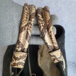 LV Whisper Black Suede Leather with Snake Skin And Gold Hardware Bag #OYTS-2 - Image 18