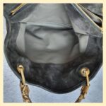 LV Whisper Black Suede Leather with Snake Skin And Gold Hardware Bag #OYTS-2 - Image 39