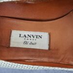 Lanvin Pumps Sz38 White Leather Shoes #OKRR-2 - Image 9