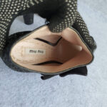 Miu Miu Peeptoe Size 38 Black Leather Shoes #OKOO-4 - Image 7