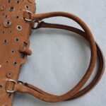 Prada Grommet BR3164 Brown Suede Leather with Black Hardware #OYRL-2 - Image 15