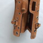 Prada Grommet BR3164 Brown Suede Leather with Black Hardware #OYRL-2 - Image 22