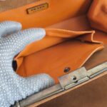 Prada Grommet BR3164 Brown Suede Leather with Black Hardware #OYRL-2 - Image 27