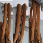 Prada Grommet BR3164 Brown Suede Leather with Black Hardware #OYRL-2 - Image 20