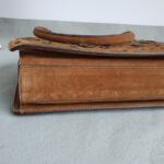 Prada Grommet BR3164 Brown Suede Leather with Black Hardware #OYRL-2 - Image 9