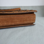 Prada Grommet BR3164 Brown Suede Leather with Black Hardware #OYRL-2 - Image 10