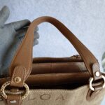 Bvlgari Bag Brown Canvas with Leather and Gold Hardware #GLRRE-2 - Image 17
