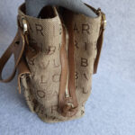 Bvlgari Bag Brown Canvas with Leather and Gold Hardware #GLRRE-2 - Image 8