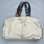 Bvlgari Hobo Off white /Black Aged Leather /Snake skin with Rustic Silver Hardware #OSCL-1