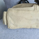 Bvlgari Hobo Off white /Black Aged Leather /Snake skin with Rustic Silver Hardware #OSCL-1 - Image 9