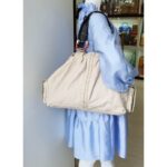 Bvlgari Hobo Off white /Black Aged Leather /Snake skin with Rustic Silver Hardware #OSCL-1 - Image 38