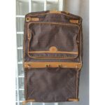 Loewe Vintage Travel Hangers Bag Brown Coated Canvas with Leather and Gold Hardware #OCLK-11 - Image 8