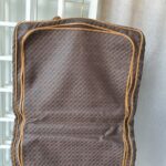 Loewe Vintage Travel Hangers Bag Brown Coated Canvas with Leather and Gold Hardware #OCLK-11 - Image 20