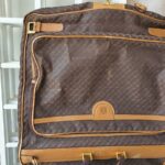 Loewe Vintage Travel Hangers Bag Brown Coated Canvas with Leather and Gold Hardware #OCLK-11 - Image 3