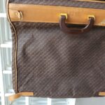 Loewe Vintage Travel Hangers Bag Brown Coated Canvas with Leather and Gold Hardware #OCLK-11 - Image 5
