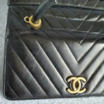 Chanel Coco Handle Medium Black Aged Calfskin with Gold Hardware #GLROR-1 - Image 3