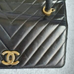 Chanel Coco Handle Medium Black Aged Calfskin with Gold Hardware #GLROR-1 - Image 4