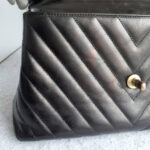 Chanel Coco Handle Medium Black Aged Calfskin with Gold Hardware #GLROR-1 - Image 22