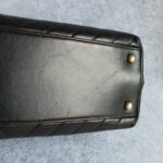 Chanel Coco Handle Medium Black Aged Calfskin with Gold Hardware #GLROR-1 - Image 10